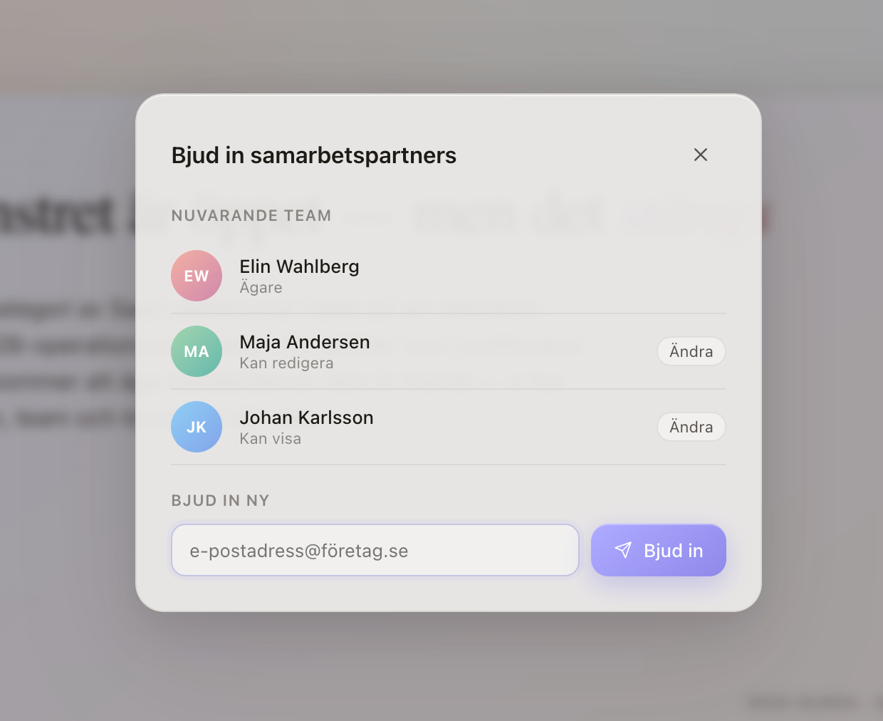 Blinc collaboration features